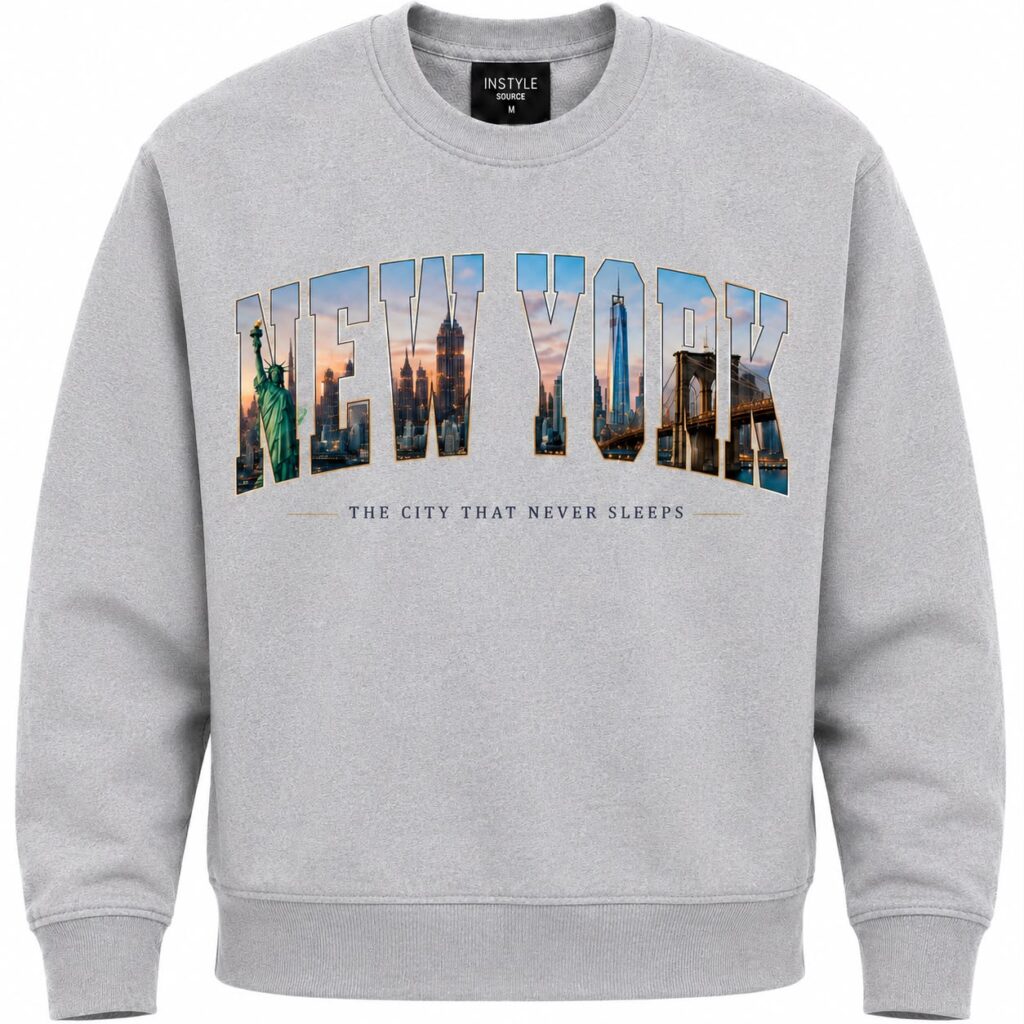 New York, The City That Never Sleeps (Grey)