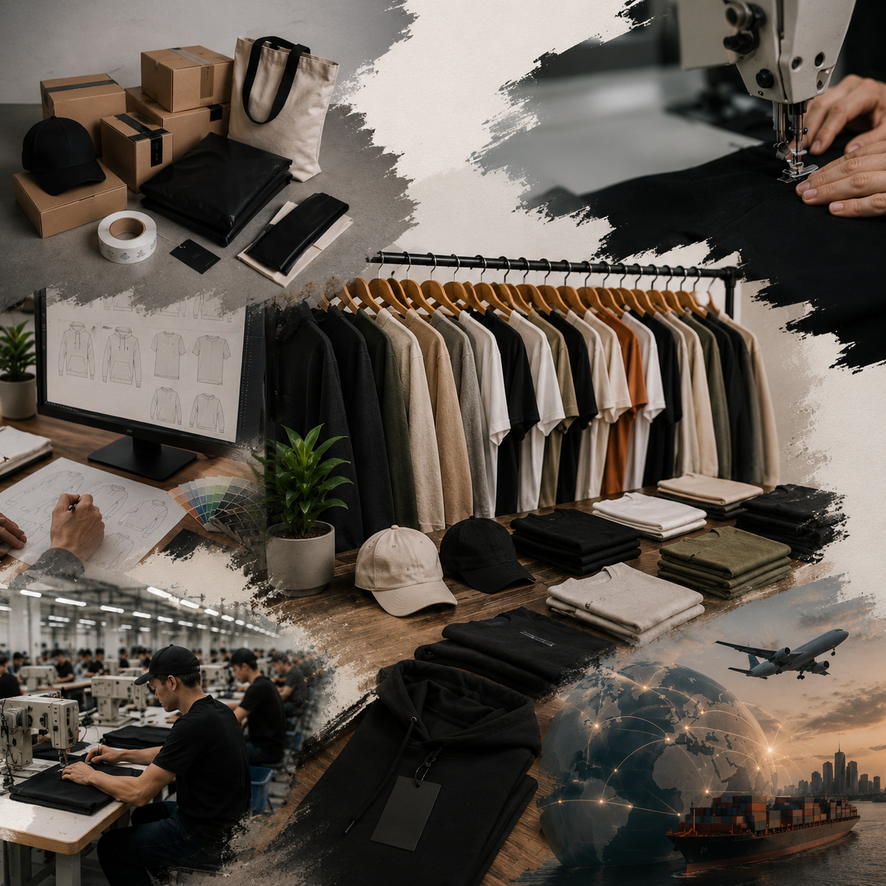 Wholesale apparel manufacturing highlighting low MOQ, export quality and fast dispatch at Instyle Source