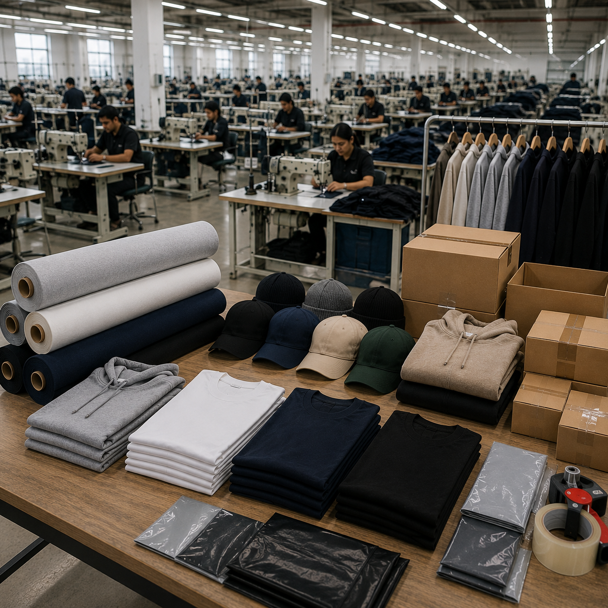 Apparel manufacturing built for quality and designed for brand growth