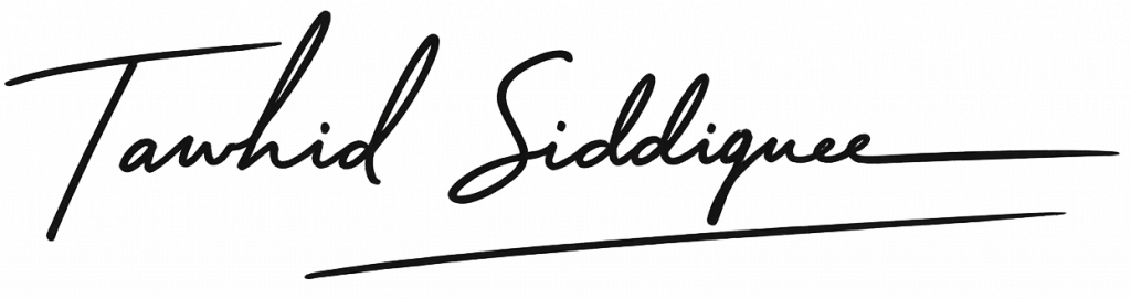Signature of Tawhid Siddiquee, Founder and CEO of Instyle Source