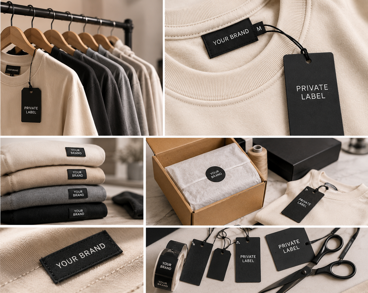 Decoration and branding solutions for private label apparel