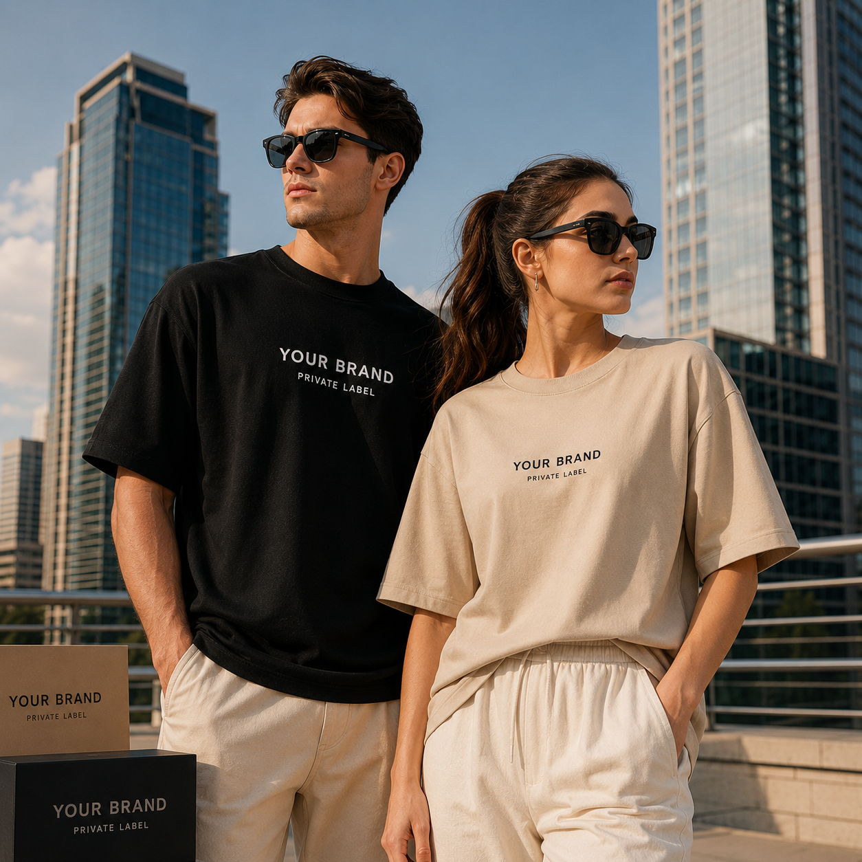 Premium wholesale t-shirts designed for retail and private label brands