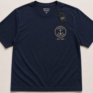 Minimal Chest Logo Print T-Shirt