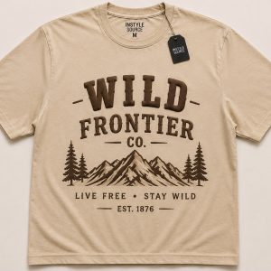 Rustic Vintage Typography T-Shirt
