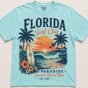 Beach Sunset Graphic Print T-Shirt
