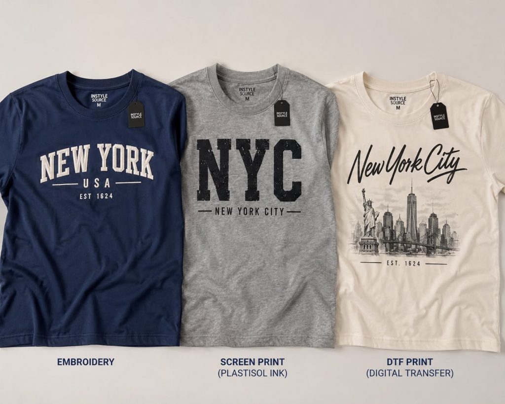 Mixed Print Techniques T-Shirt Collection