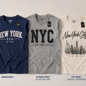 Mixed Print Techniques T-Shirt Collection