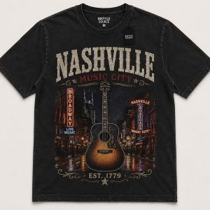 Music City Graphic Print T-Shirt