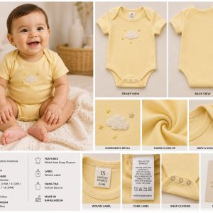 Baby Short Sleeve Bodysuit