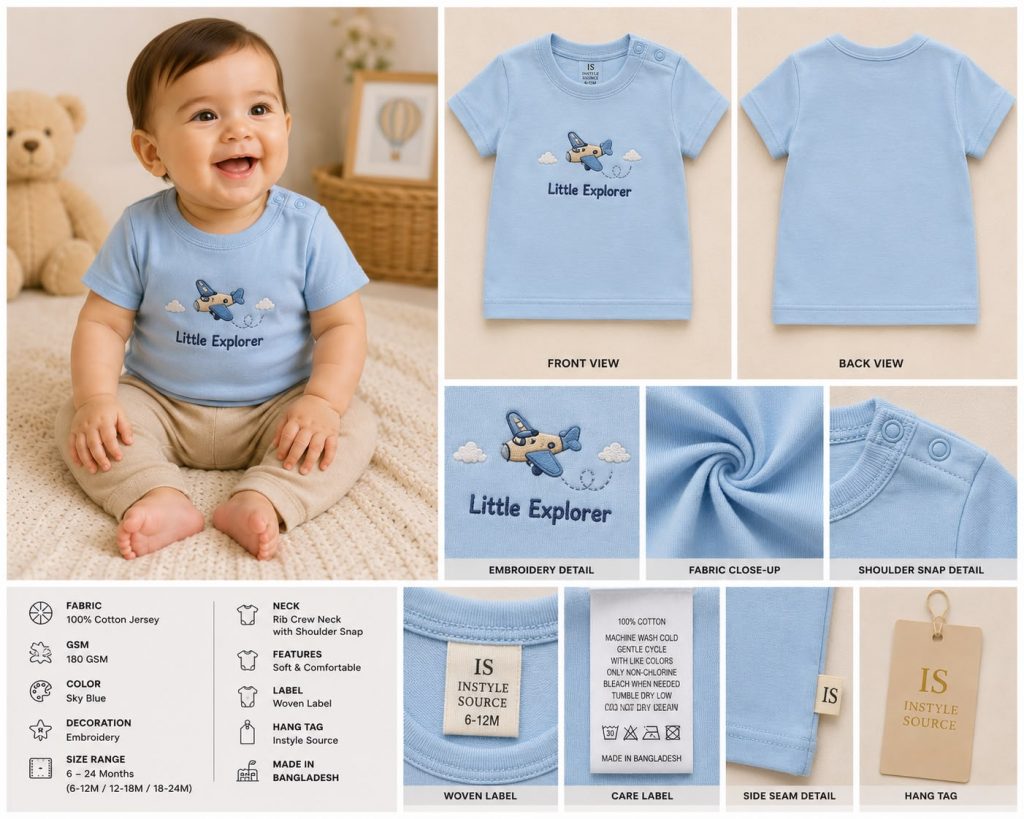 Classic Baby Cotton Bodysuit