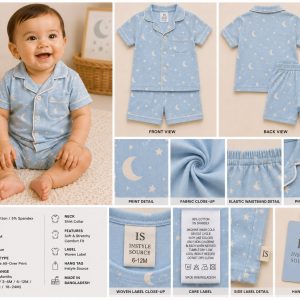 Soft Cotton Baby Pajama Set
