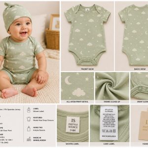 Premium Printed Baby Romper