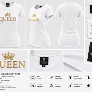 WOMEN'S EMBROIDERED T-SHIRT