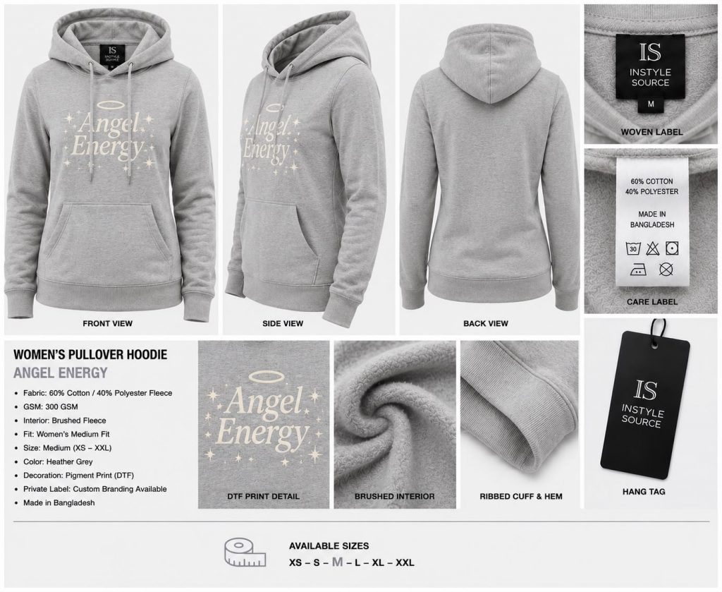 WOMEN’S PULLOVER HOODIE