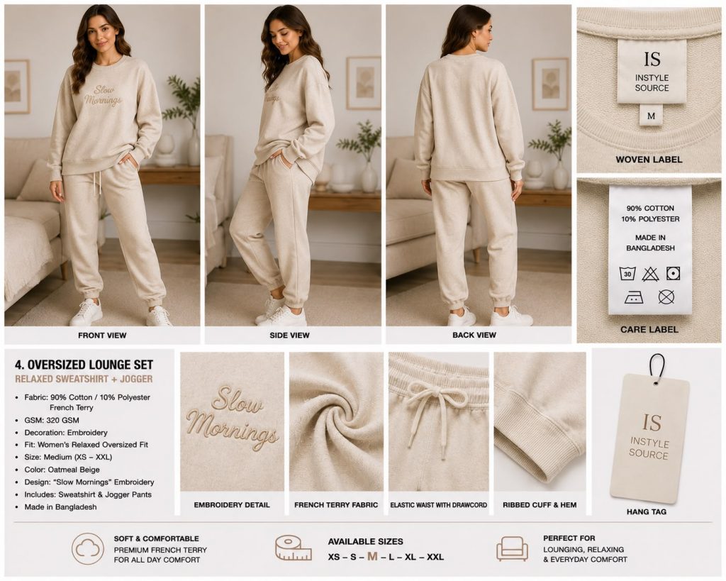 OVERSIZED LOUNGE SET