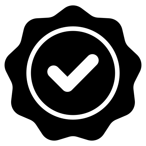Icon representing premium quality apparel manufacturing
